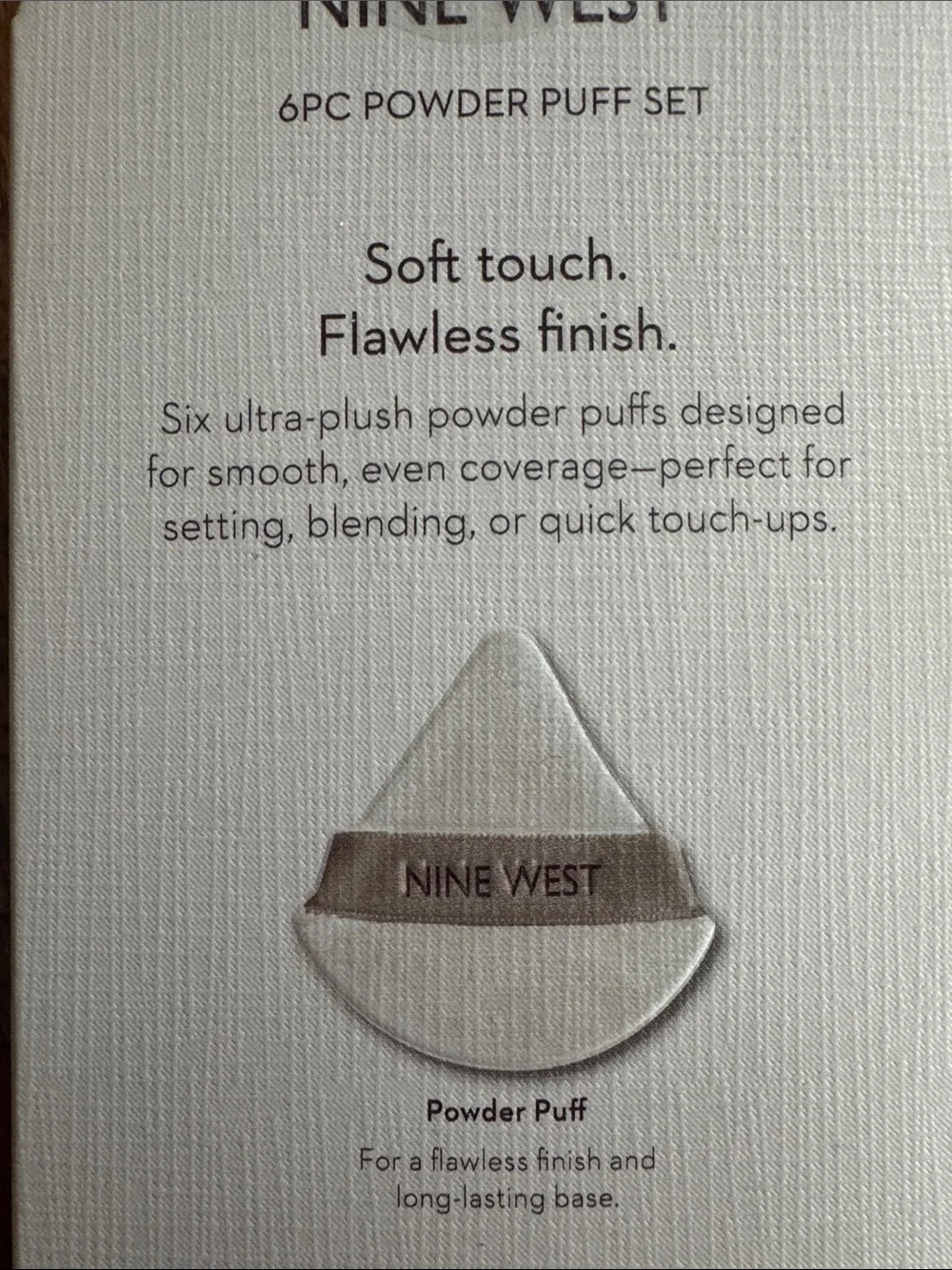 Nine West 6 Piece Powder Puff Set